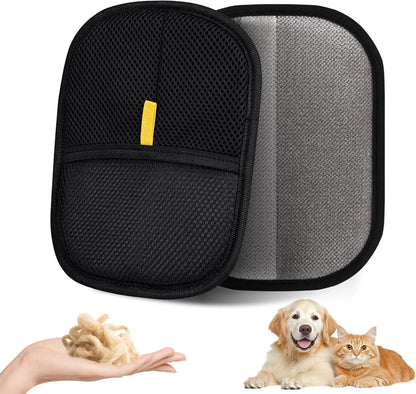 HOIDOKLY 2025 Gant d'épilation à la main pour chats et chiens, gants électrostatiques à cinq doigts, outil d'épilation réutilisable pour vêtements (1 pièce)