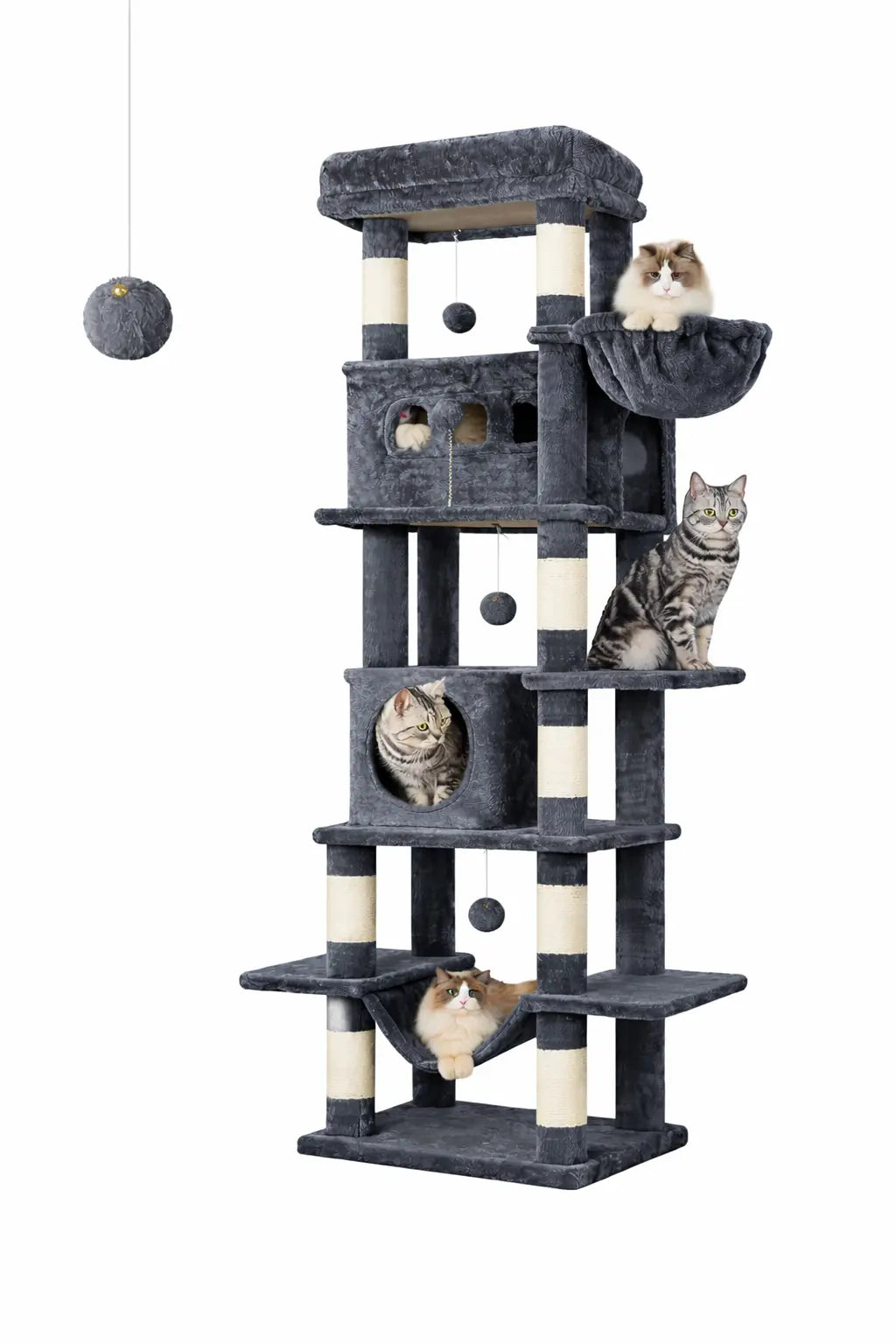 Arbre à Chat XXL Multi-Niveaux Pawkit