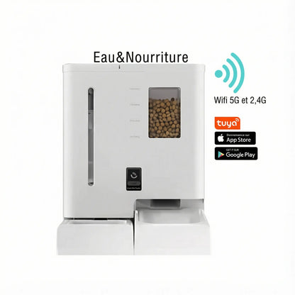 Bol intelligent pour chat connecté Pawkit