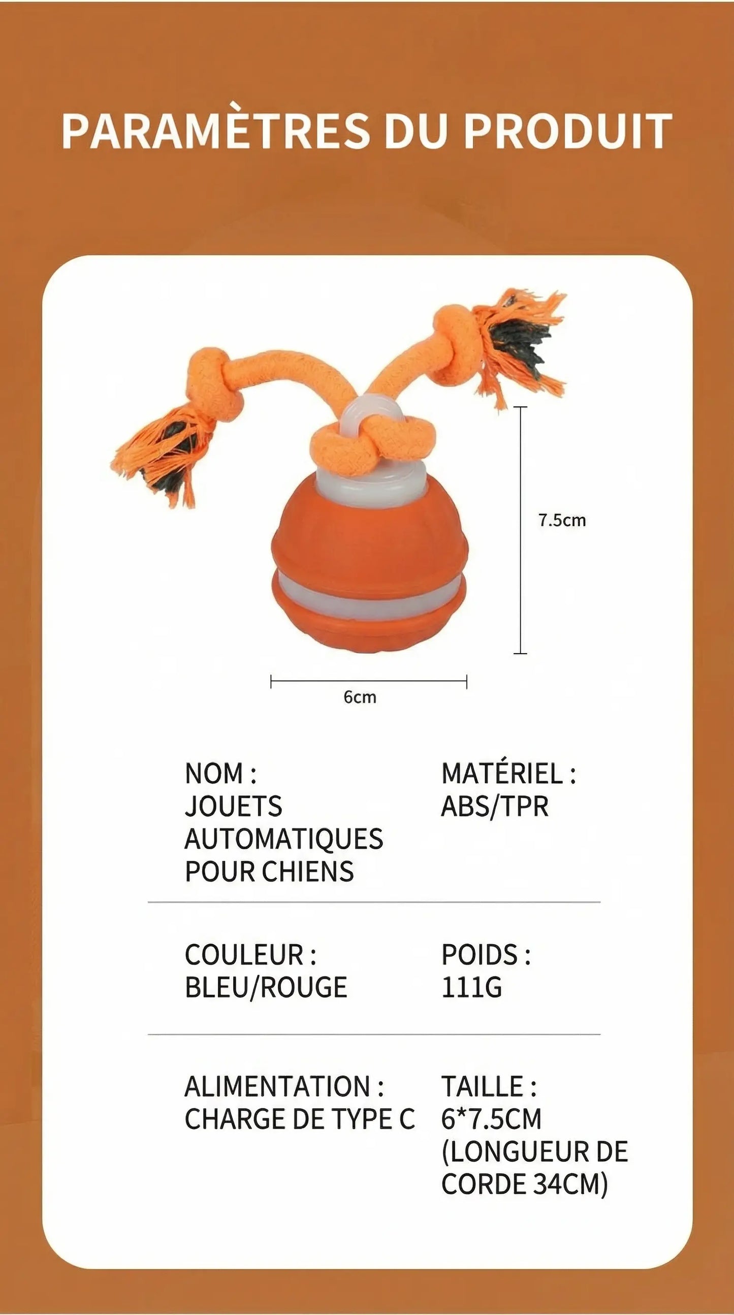 Balle Interactive Anti-Ennui pour Chien Pawkit