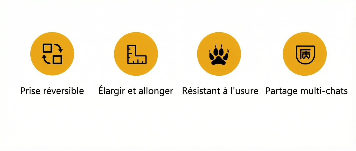 Griffoir Vertical Premium pour Chat - Pawkit