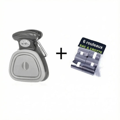 Ramasse Crottes Pliable avec Sacs Biodégradables Inclus Pawkit